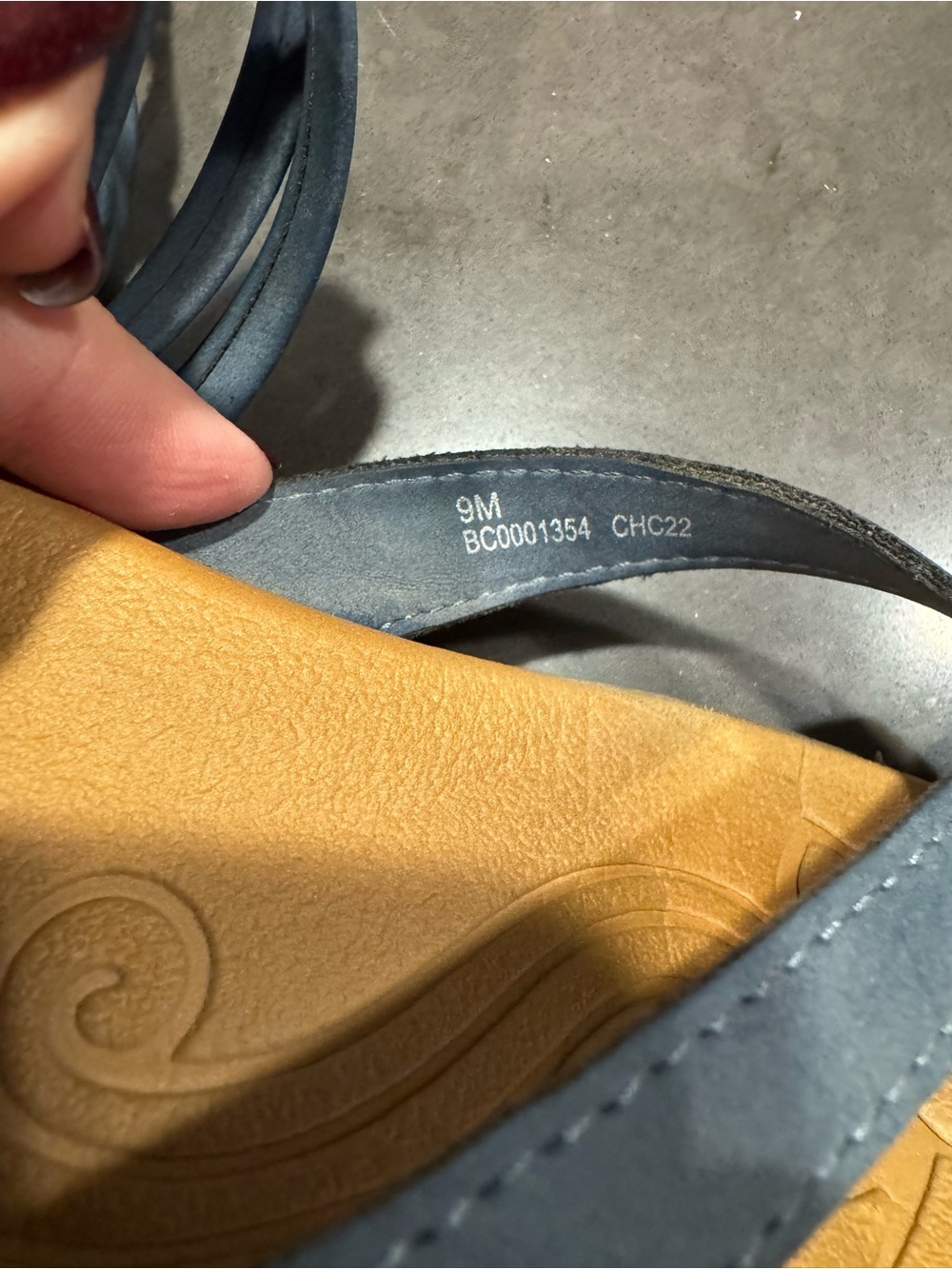 b.o.c. Slate Blue Multi-Strap Slide Sandals - Picture 4 of 4